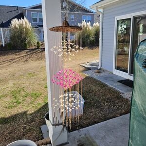 Rattan - Pink And White Cup Shells